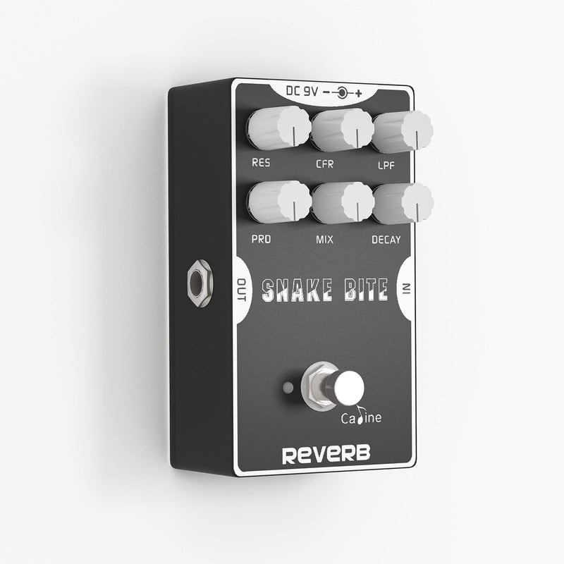 Caline Digital Reverb Pedal Guitar Effects Pedal with True Bypass Aluminum Alloy Housing Snake Bite CP-26 Hall Reverb - Image 3